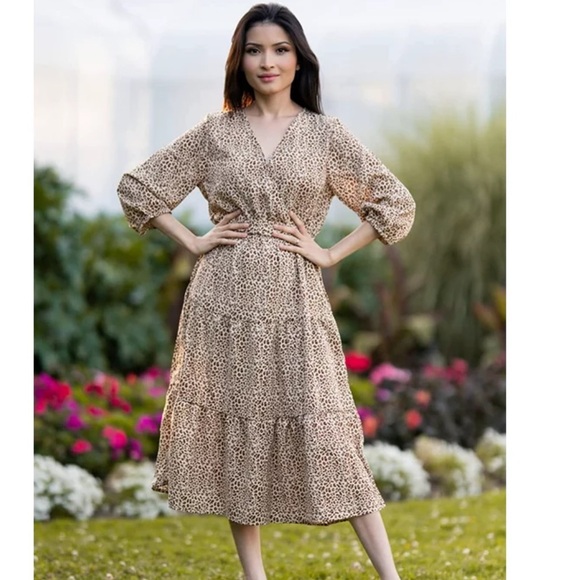 Dress leopard print NWT - Picture 1 of 2